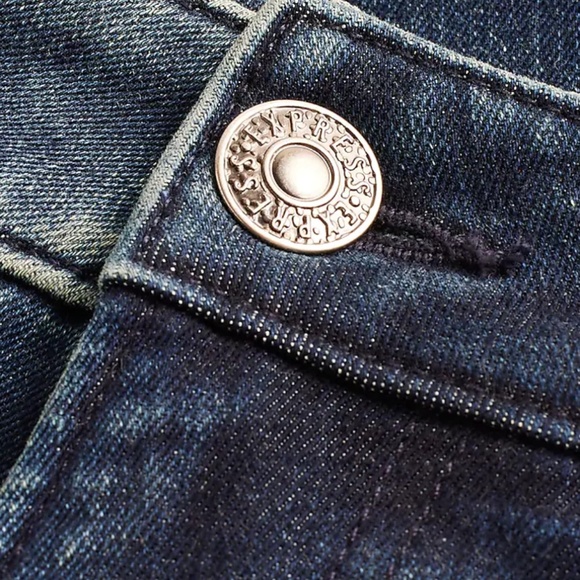 Express Mens Dark Wash 4 way Hyper Stretch Jeans sz 32x34 - Picture 6 of 6